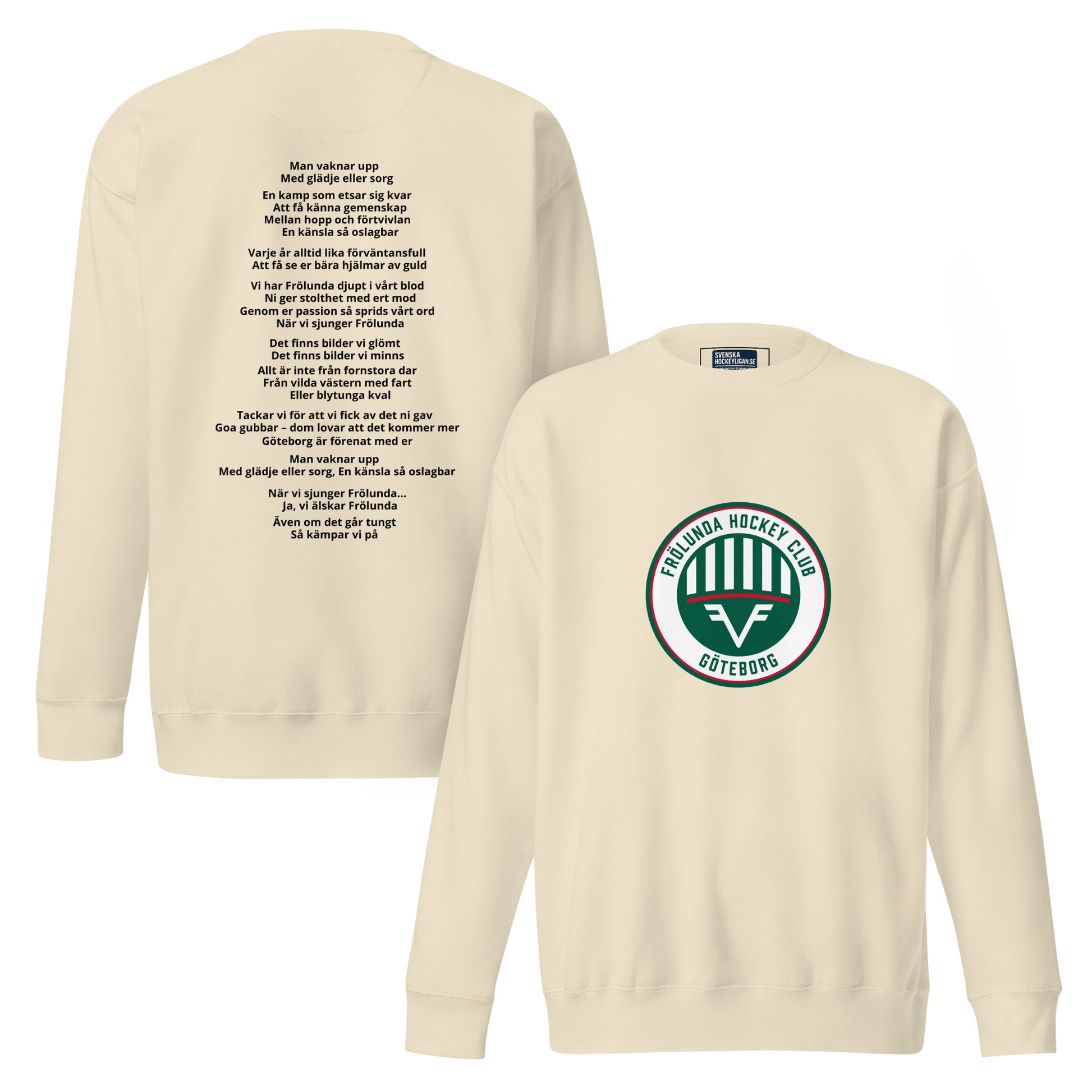 Frölunda HC Sweatshirt – Klubbmärke & Hymn